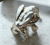 BEE RING wonderful insects. Plated with 24k gold