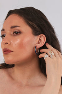 SNAKE GOLD one piece ring. Plated with 24k gold