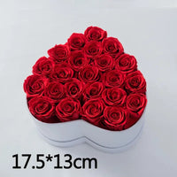 Eternal Rose Gift Box , Forever Rose. Handmade real flowers