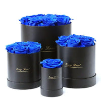 Preserved Rose Flower Round Gift Box handmade and natural