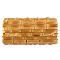 La Terran Handmade Natural Bamboo Root Clutch Bag