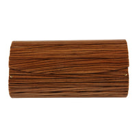 Natural Stripes Zebrawood Hand Made Clutch Bag
