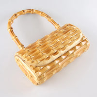 Wood bamboo Women's Bag Handmade