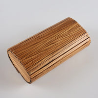 Natural Stripes Zebrawood Hand Made Clutch Bag